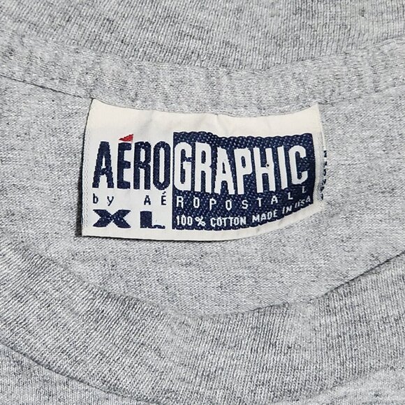 Title: Vintage Aerographic Aéropostale Tarpon Fish Graphic Tee XL Made in USA - Picture 6 of 11